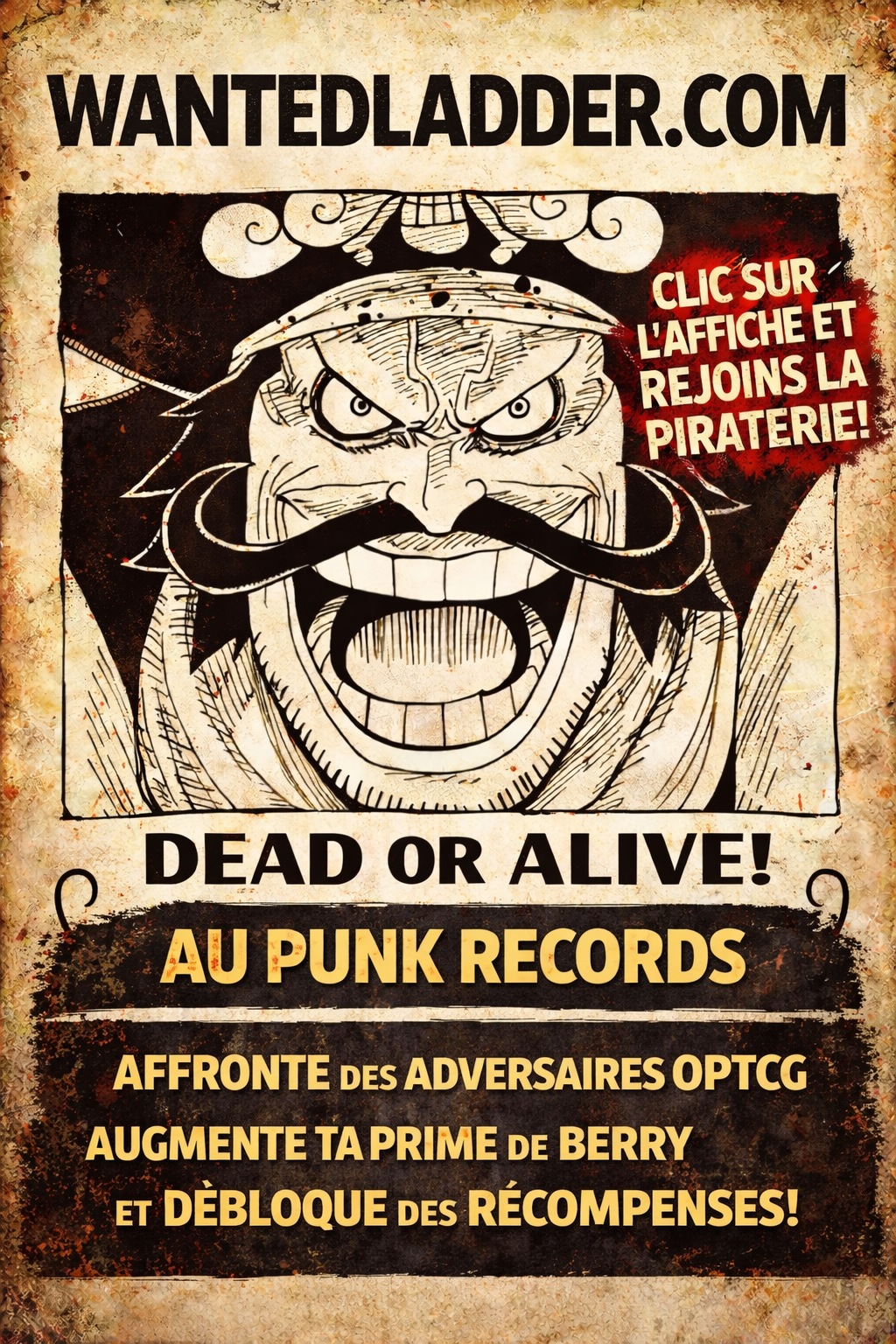 Wanted Ladder - Classement pirate OPTCG au Punk Records
